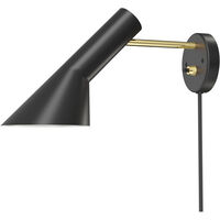AJ Vegglampe Sort / Messing