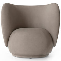 Rico Brushed Loungestol Varm Grå