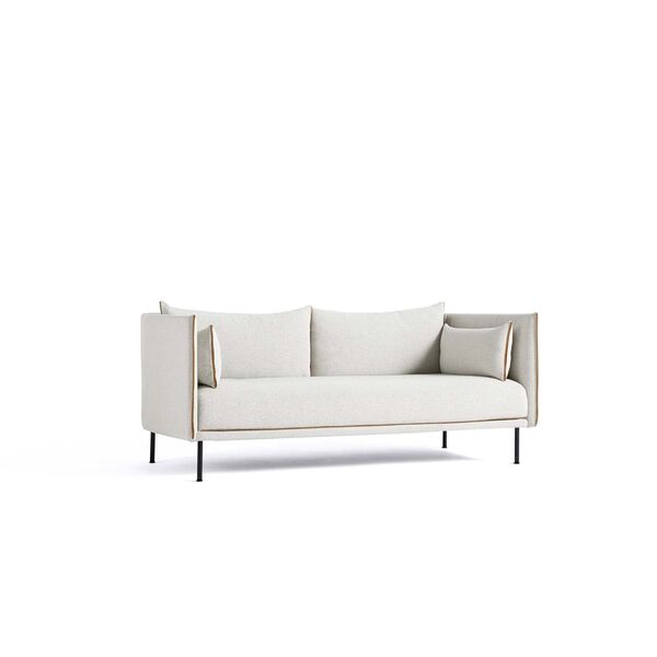 Silhouette 2-Seter Sofa Sort Stål / Coda 100