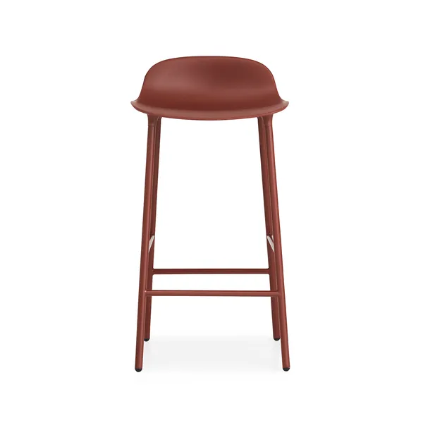 Form Baarituoli 65cm Punainen/Steel