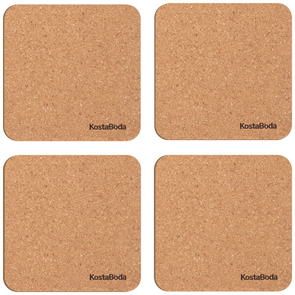 Viva Lasinaluset Korkki 4 kpl:n pakkaus 10x10 cm
