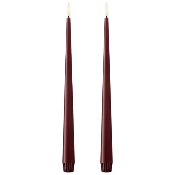 Led-Lys 2-pak 30 cm Deep Wine