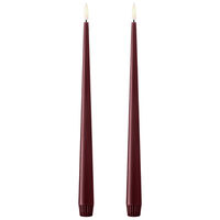 Led-Lys 2-pak 30 cm Deep Wine