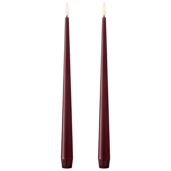 Led-Lys 2-pak 30 cm Deep Wine