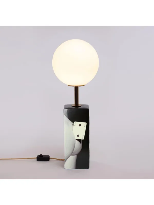 Two Of Spades Bordlampe