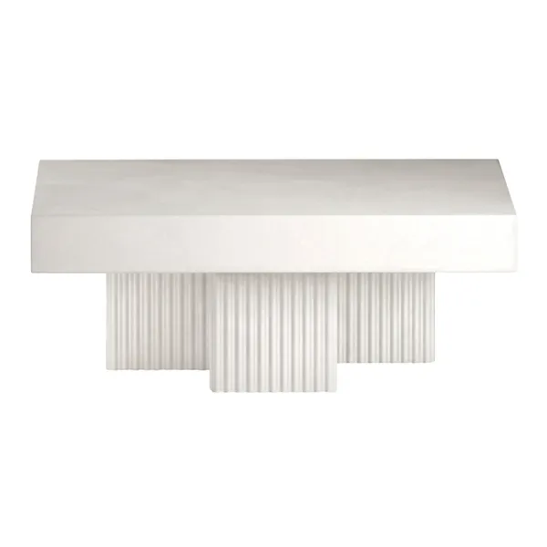 Gear Coffee Table 100x100 cm Chalk