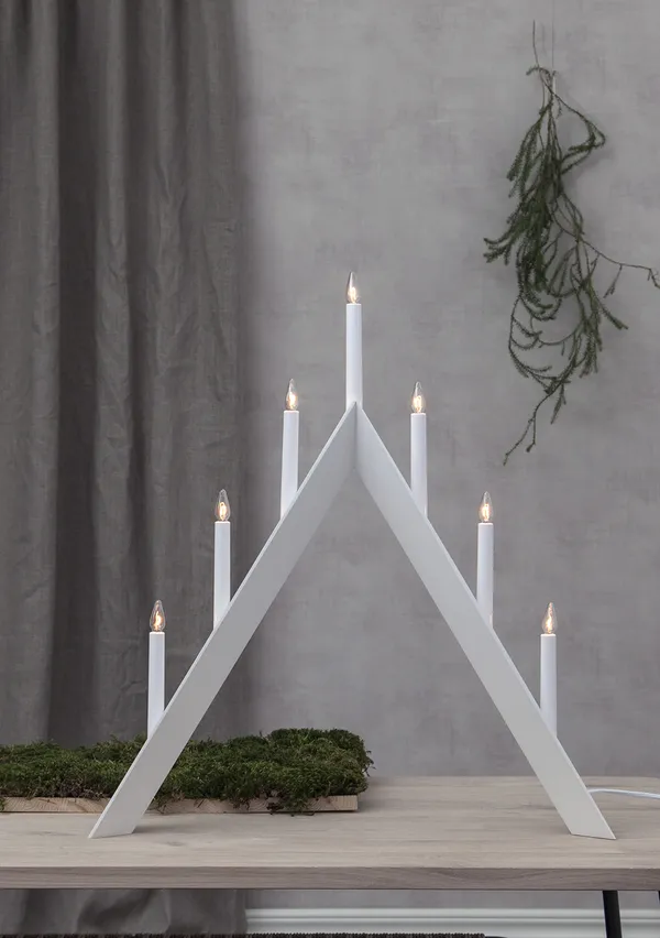 Arrow Candlestick White