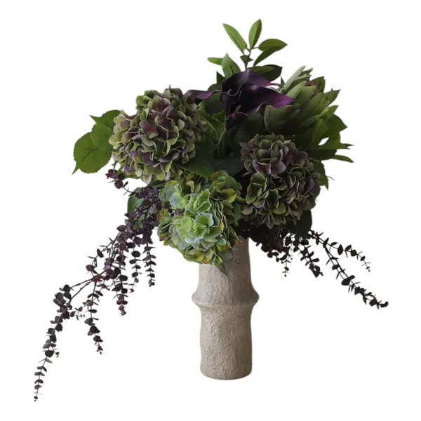 Aubergine Bloom Buket 106 cm 12-pak
