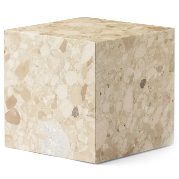 Plinth Cubic Sidobord 40x40 cm Kunis Breccia Marmor