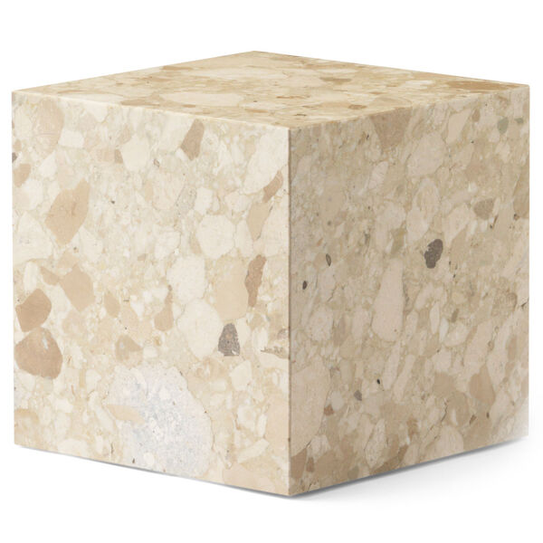 Plinth Cubic Sidebord 40x40 cm Kunis Breccia Marmor
