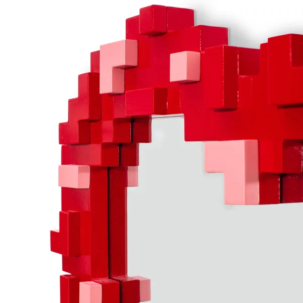 Pixel Heart Peili Punainen