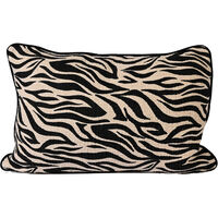Anima Zebra Pude 40x60 cm Sort