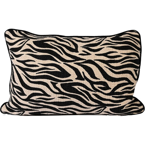Anima Zebra Pude 40x60 cm Sort