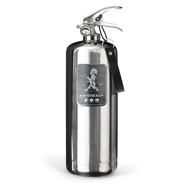 Solstickan Brandsläckare 2 kg Steel Design Edition