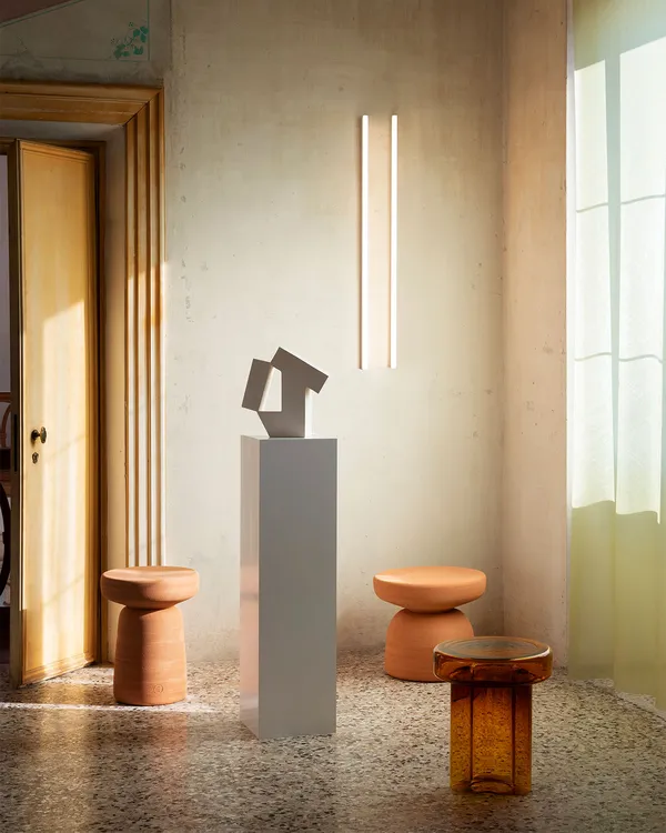 Tototo Side Table Ø50 Terracotta