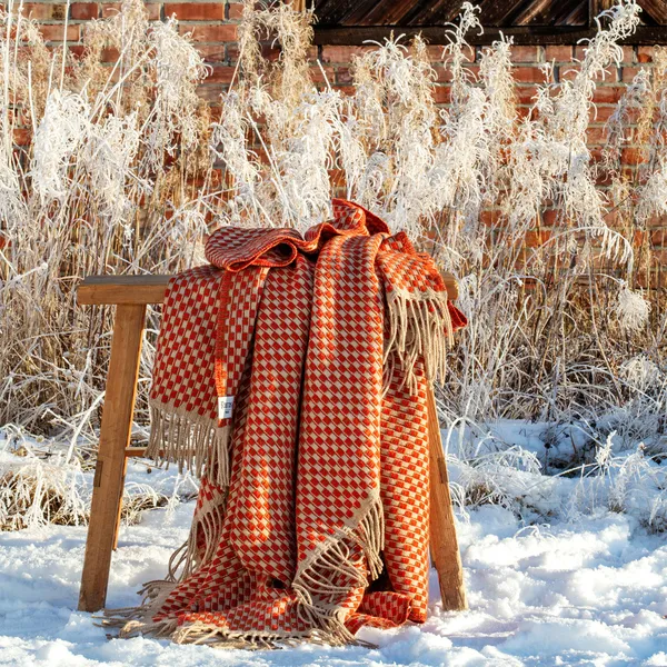 Isak Plaid 150x210 cm Red Sumac