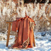 Isak Plaid 150x210 cm Red Sumac