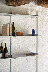 Pier System 102 2 columns PS White / Aluminium