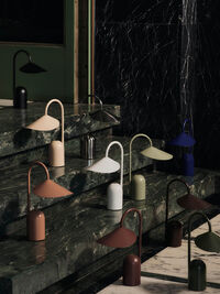 Arum Portabel Lampe Rustfritt Stål