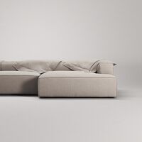 Grand 5-Paikkainen Sohva avoin pää Vasen Sandshell Beige