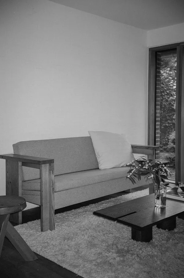 Symmetry 2-Seter Sofa Oat / Oljet Ask