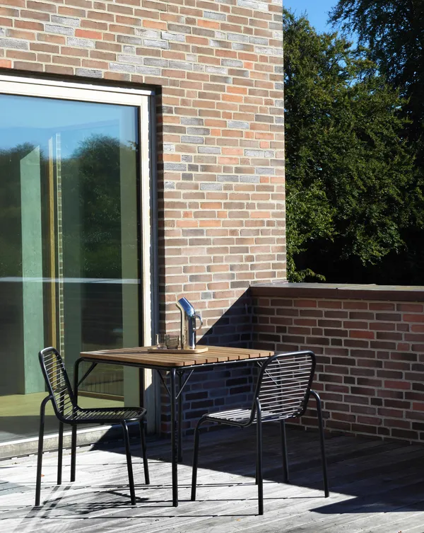 Vig Bord 90x90 cm Robinie / Sort