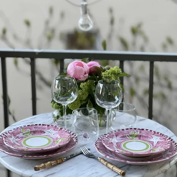 Amalfi Tallerken 26 cm Rosa