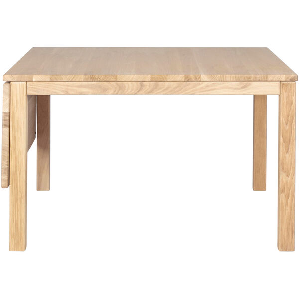 Klassik 5D Sofabord med Foldeplade 85x85 cm Olieret Egetræ