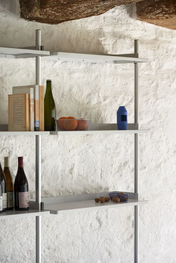 Pier System 101 1 column PS White / Aluminium