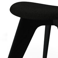 Slab Ottoman Svart / Hallingdal 180