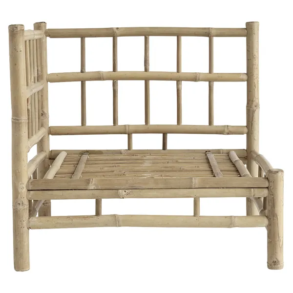 Modulsofa Bambus Hjørnedel Naturfarget
