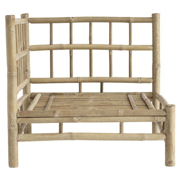 Modulsofa Bambus Hjørnedel Naturfarget