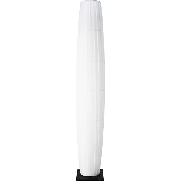 Colonne Golvlampa Vit / Svart Marmor
