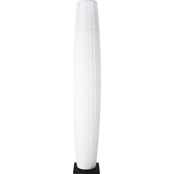 Colonne Golvlampa Vit / Svart Marmor