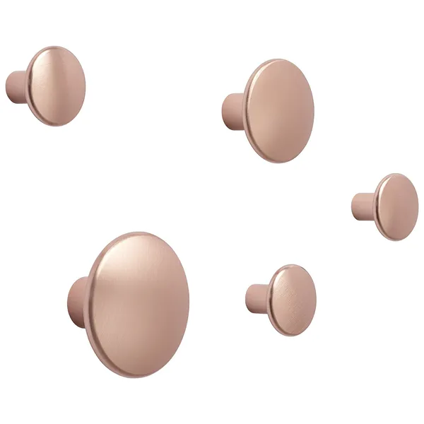 Dots Kroker Metall 5-pk Rose