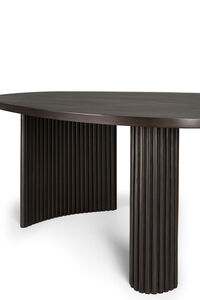 Mahogany Boomerang Soffbord Mörkbrun 125x75x40 cm