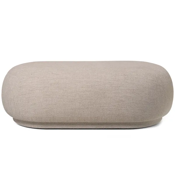 Rico Ottoman Boucle Puff Sand