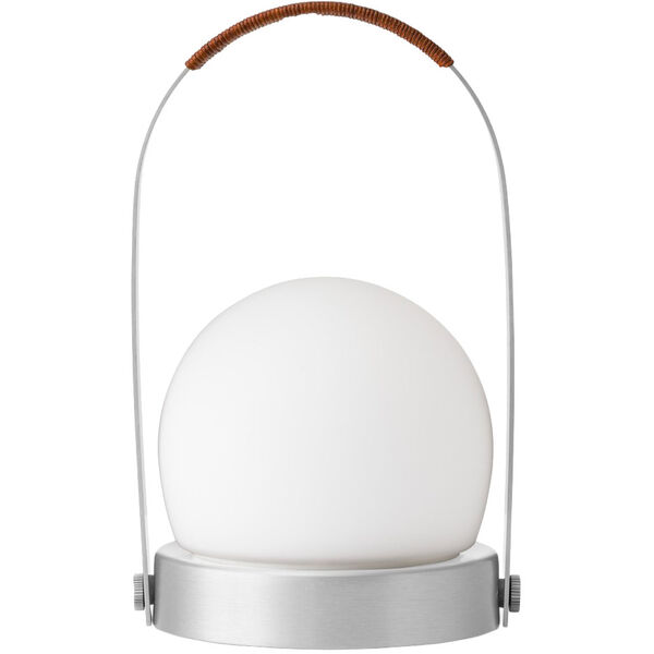 Carrie Pöytävalaisin Kannettava Brushed Aluminium