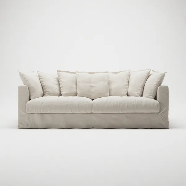 Le Grand Air 3-Personers Sofa Hør Creamy White
