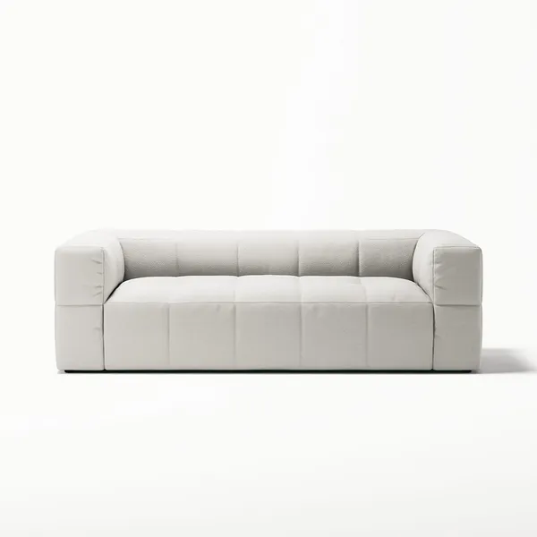 Mure 2-Seter Sofa Steam White
