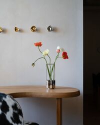 Ikebana Vase Nikkel