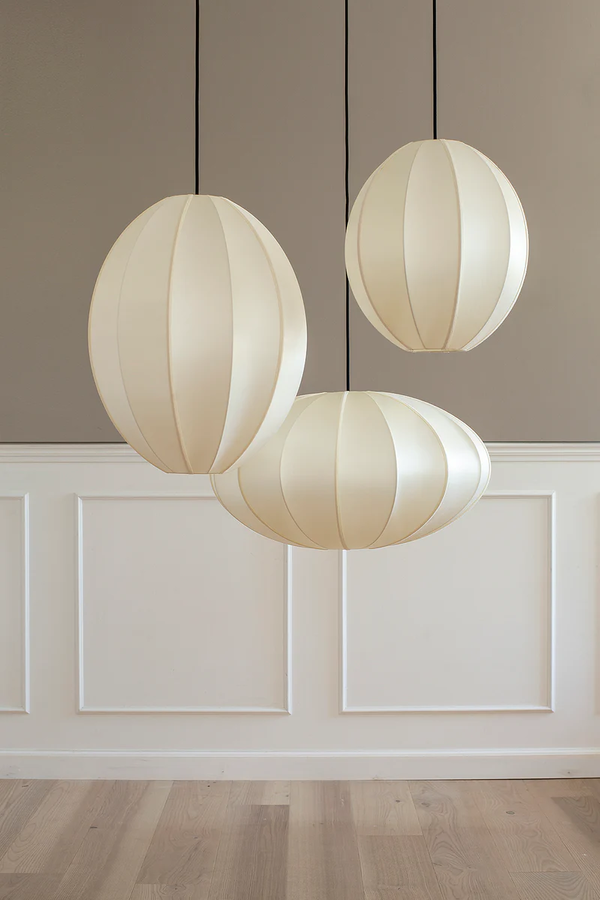 Indochina Lampeskjerm Pumpkin Raw White