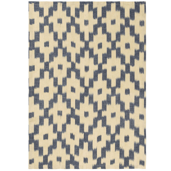 Ikat Keittiöpyyhe 50x70 cm Ink Blue / Off-