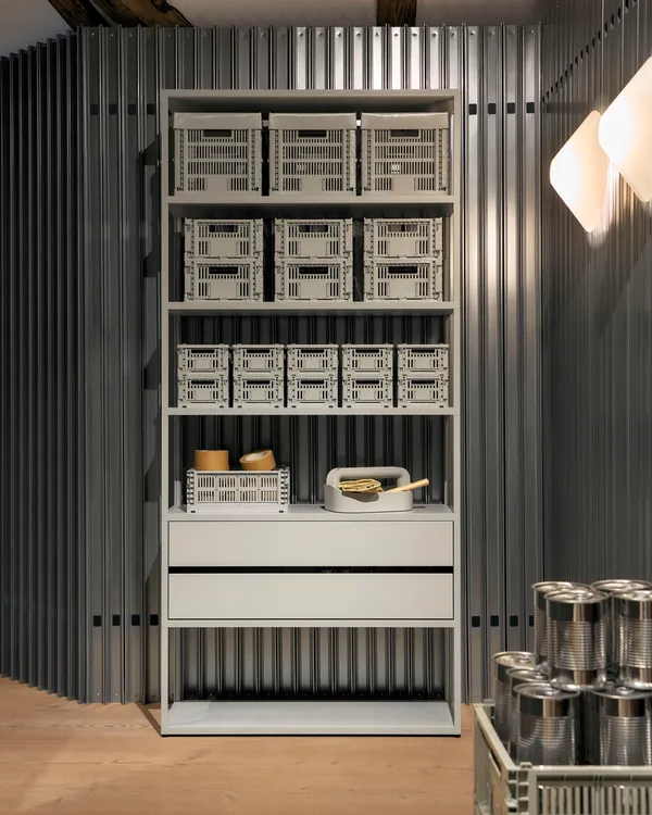 Colour Crate Medium Oppbevaring Grey