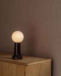 Shore Table Lamp Bottle Brown