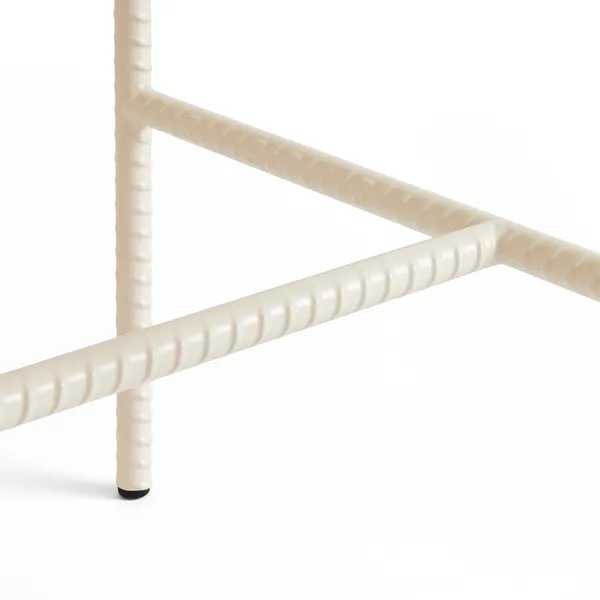 Rebar Sofabord 100x104 cm Alabaster
