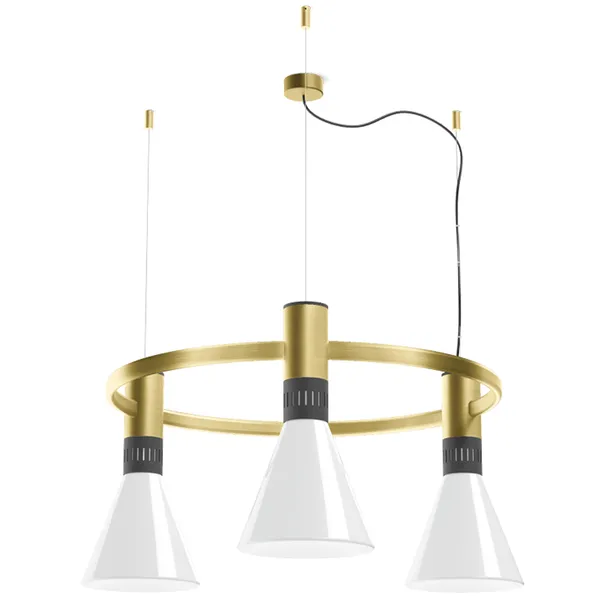 Cono Pendel Ø78 Satin Gold