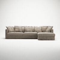 Le Grand Air Kolmipaikkainen Sohva Pellava Divaani Oikea Savage Linen