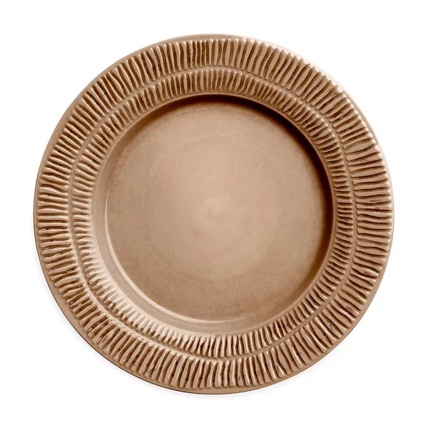 Stripes Tallerken 28 cm Cinnamon