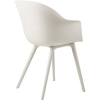 Bat Matsalsstol Outdoor Alabaster White